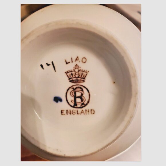 Rare RADFORDS Fenton LIAO Imari Style Hand Painted English Tea Cup - Picture 5 of 6